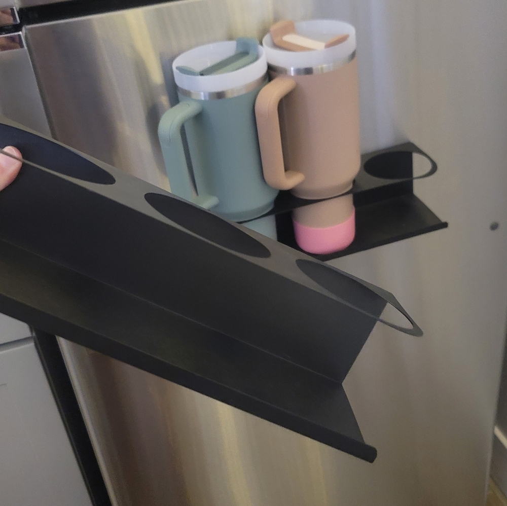 Magnetic Black 40oz Stanley Cup Holder for Fridge ONE